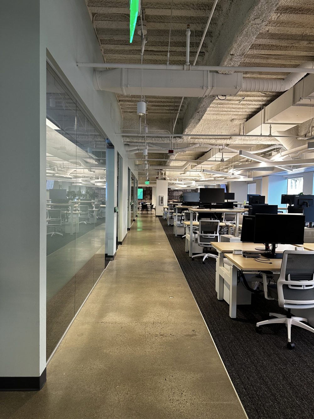 Interior of remodeled office for Mongo DB San Francisco